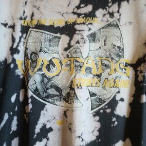 Men's Tie Dyed Vintage XL Wu-Tang Clan T-Shirt Rap Y2K Slums of Shaolin
